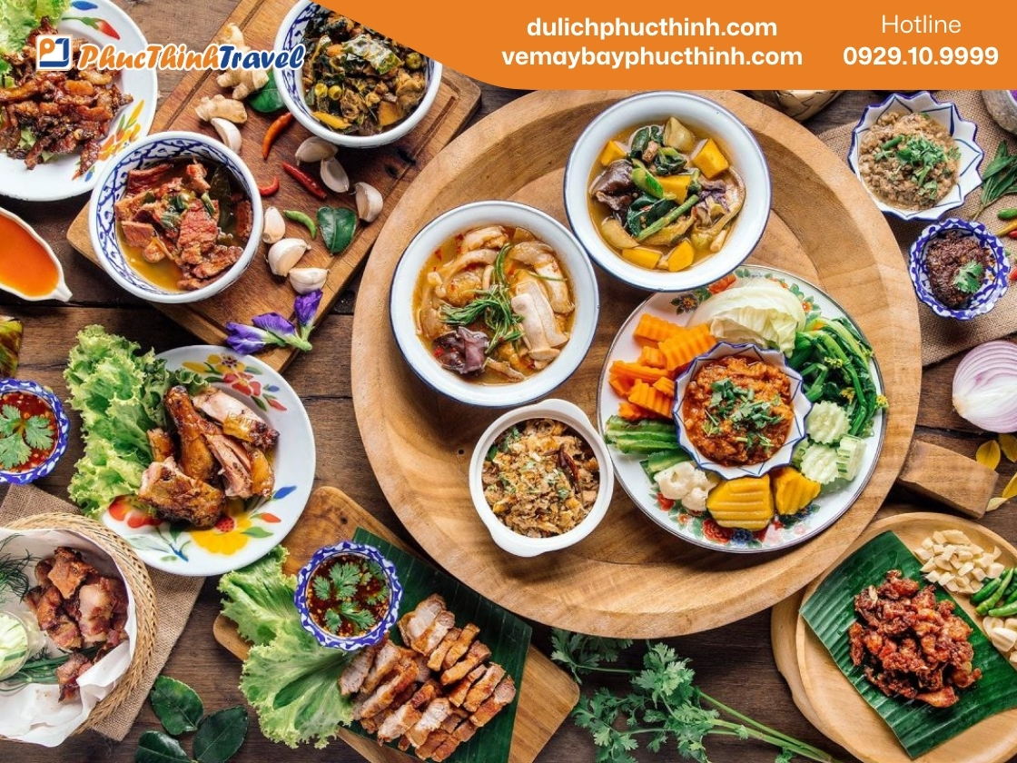ẩm thực Th&aacute;i Lan đa dạng